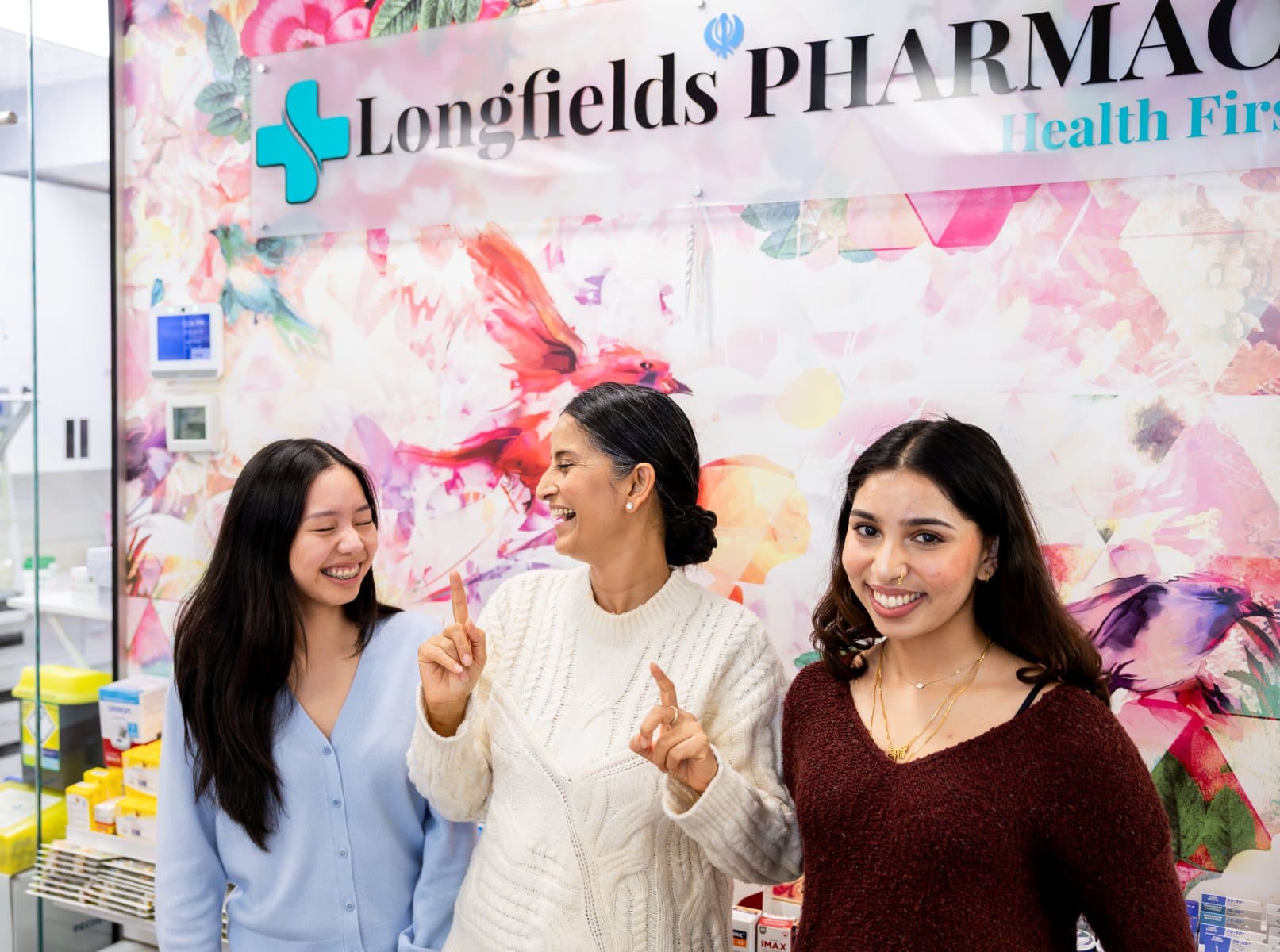 Team enjoying work at Longfields Pharmacy Ottawa