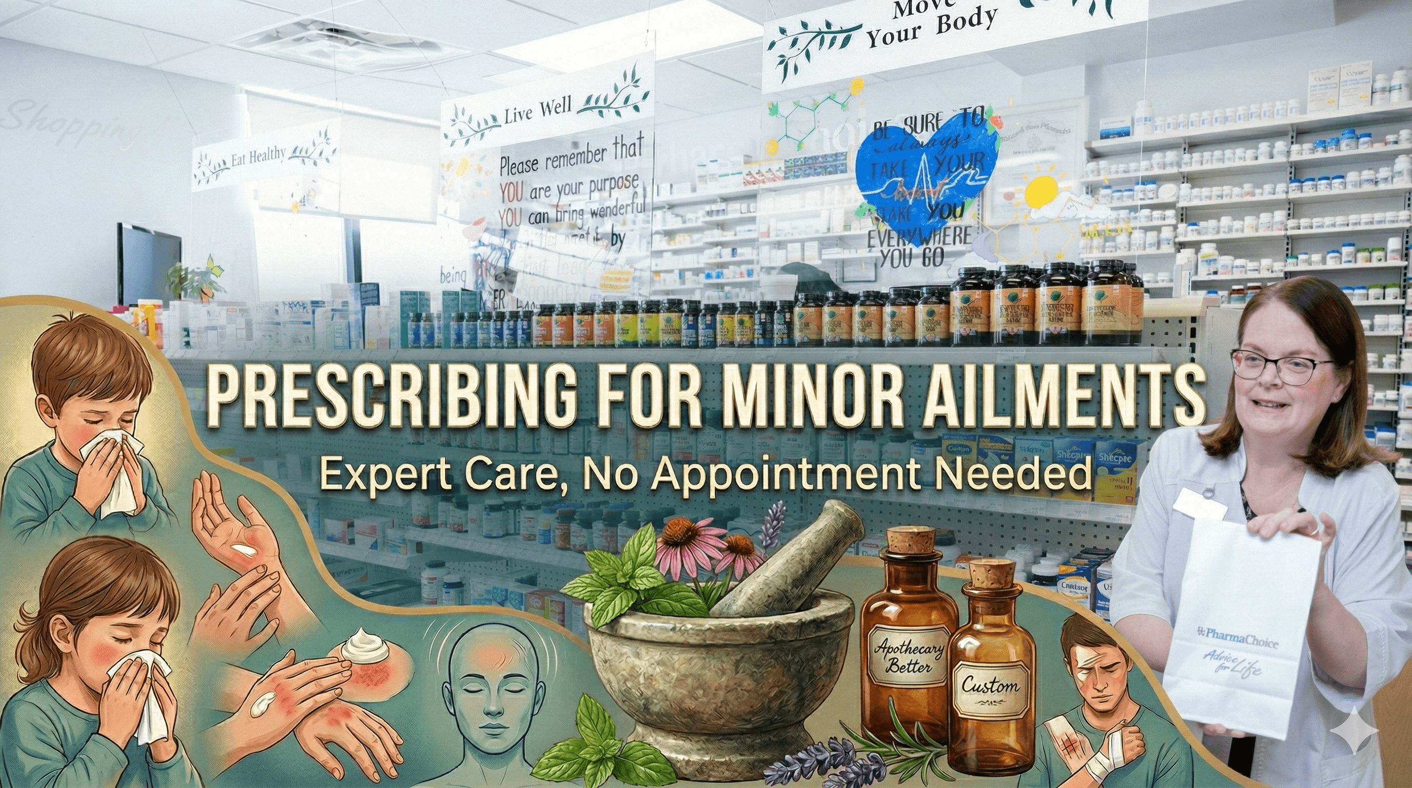 Prescribing for Minor Ailments – Expert care, no appointment needed