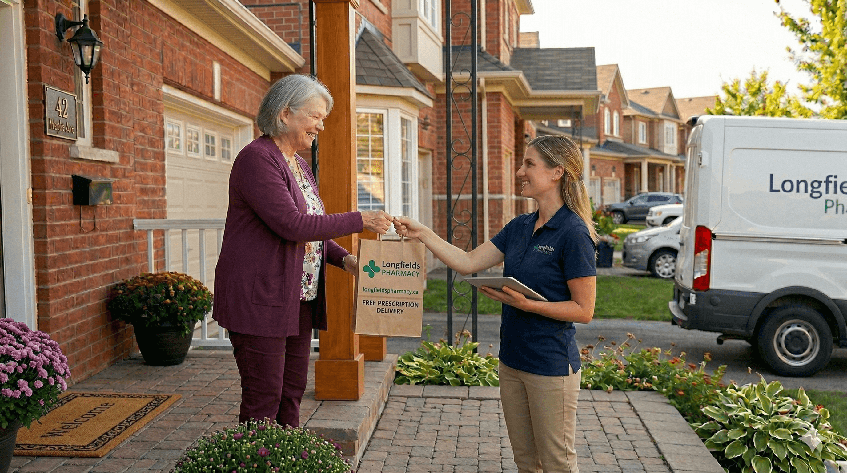 Free prescription delivery from Longfields Pharmacy Ottawa