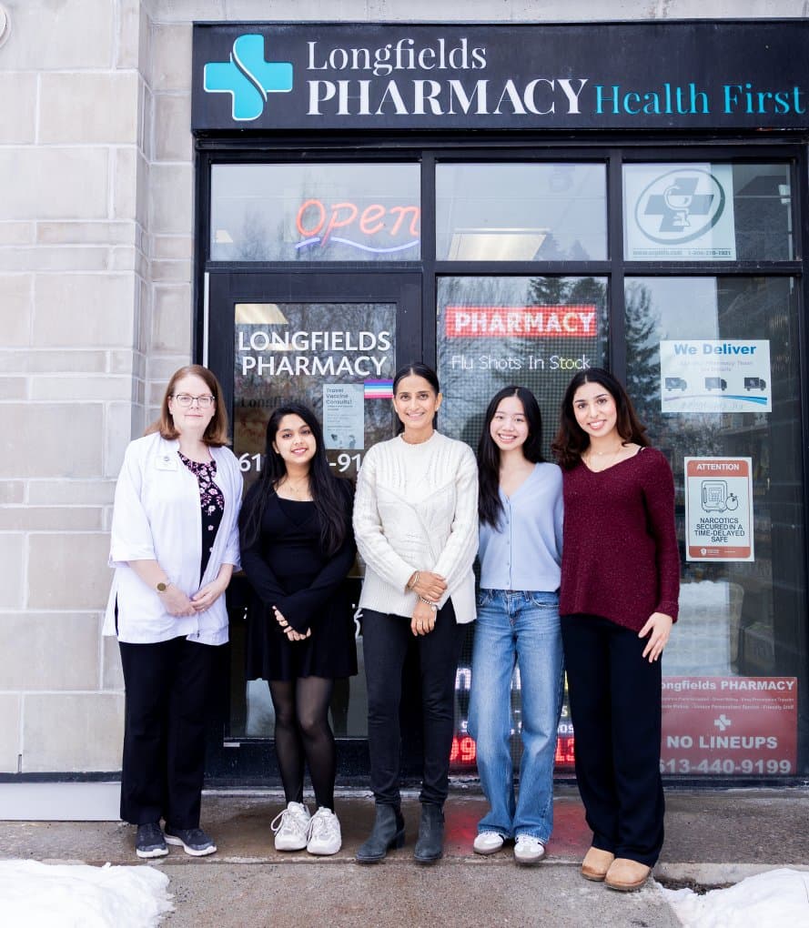 Longfields Pharmacy store front Nepean Ottawa